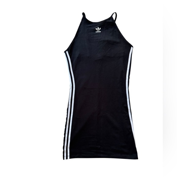 adidas Dresses & Skirts - NWT Adidas Black Tennis Dress with White Stripes Size Medium